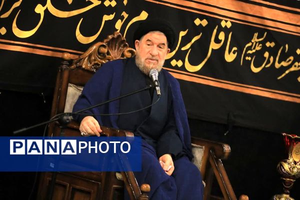 مراسم عزاداری امام صادق(ع) در مصلی هشتگرد 