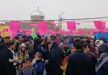 شادپیمایی روز ولادت امام زمان (عج) در شهرستان سمنان