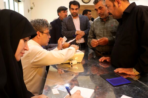 اتاق کنترل وضعیت ستاد انتخابات شهر مشهد در دور دوم انتخابات ریاست جمهوری 