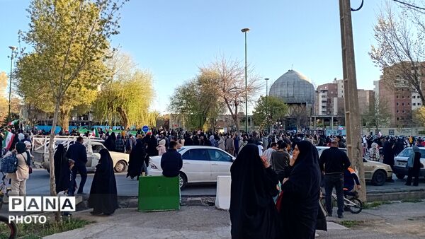 رزمایش دوچرخه سواری در شهرکرد