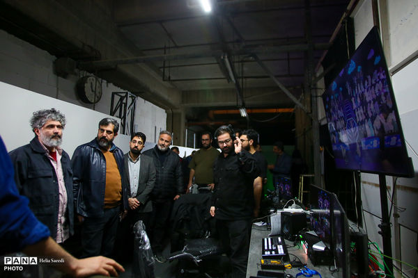 پشت صحنه برنامه تلویزیونی «جشن فرشته ها»