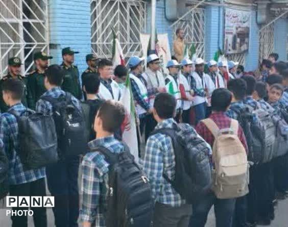 گرامیداشت هفته دفاع مقدس در مدارس منطقه ۱۲