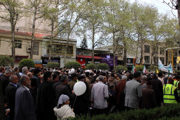 حضور مردم آمل در راهپیمایی روز قدس
