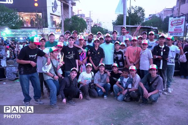 نود و نهمین تجمع مردمی فردیس با حضور عاشقانه