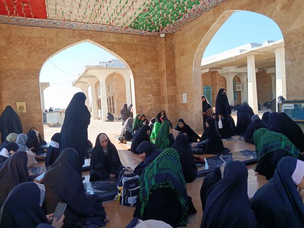 حضور دختران رضویه در اردوی راهیان نور