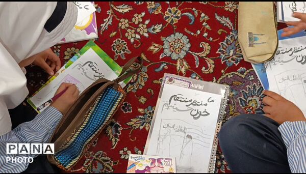 افتتاح نمایشگاه شهدای جنگ رمضان در روستای مومن آباد قم