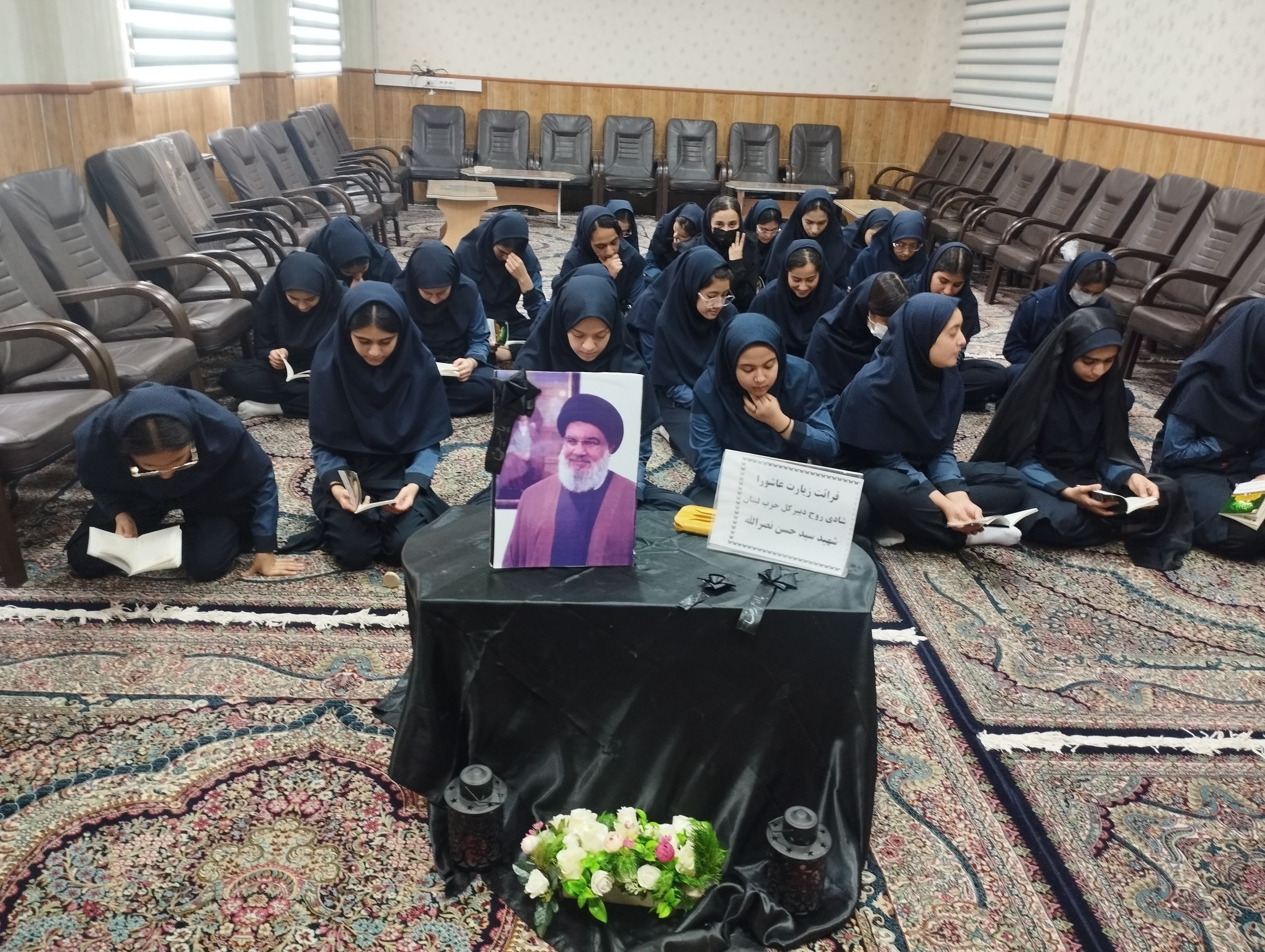  یادبود شهید سید حسن نصرالله و شهدای مقاومت در ناحیه ۳ مشهد