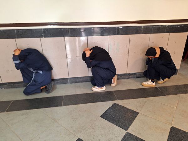 برگزاری مانور زلزله در مدارس تربت حیدریه 