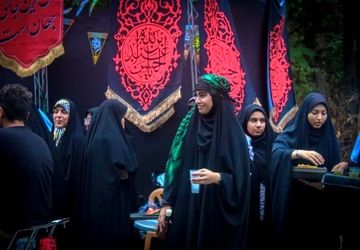 پیاده روی دلداگان حسینی در بندرگز