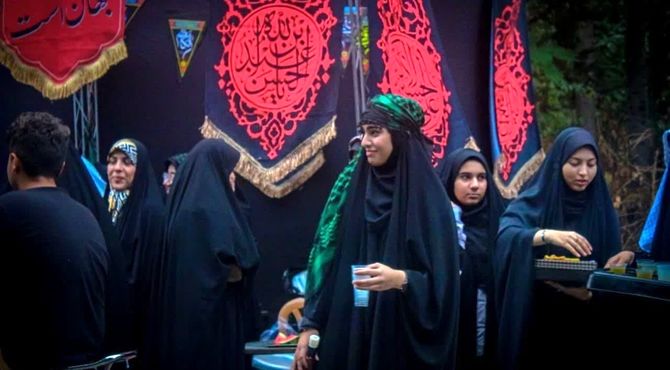 پیاده روی دلداگان حسینی در بندرگز