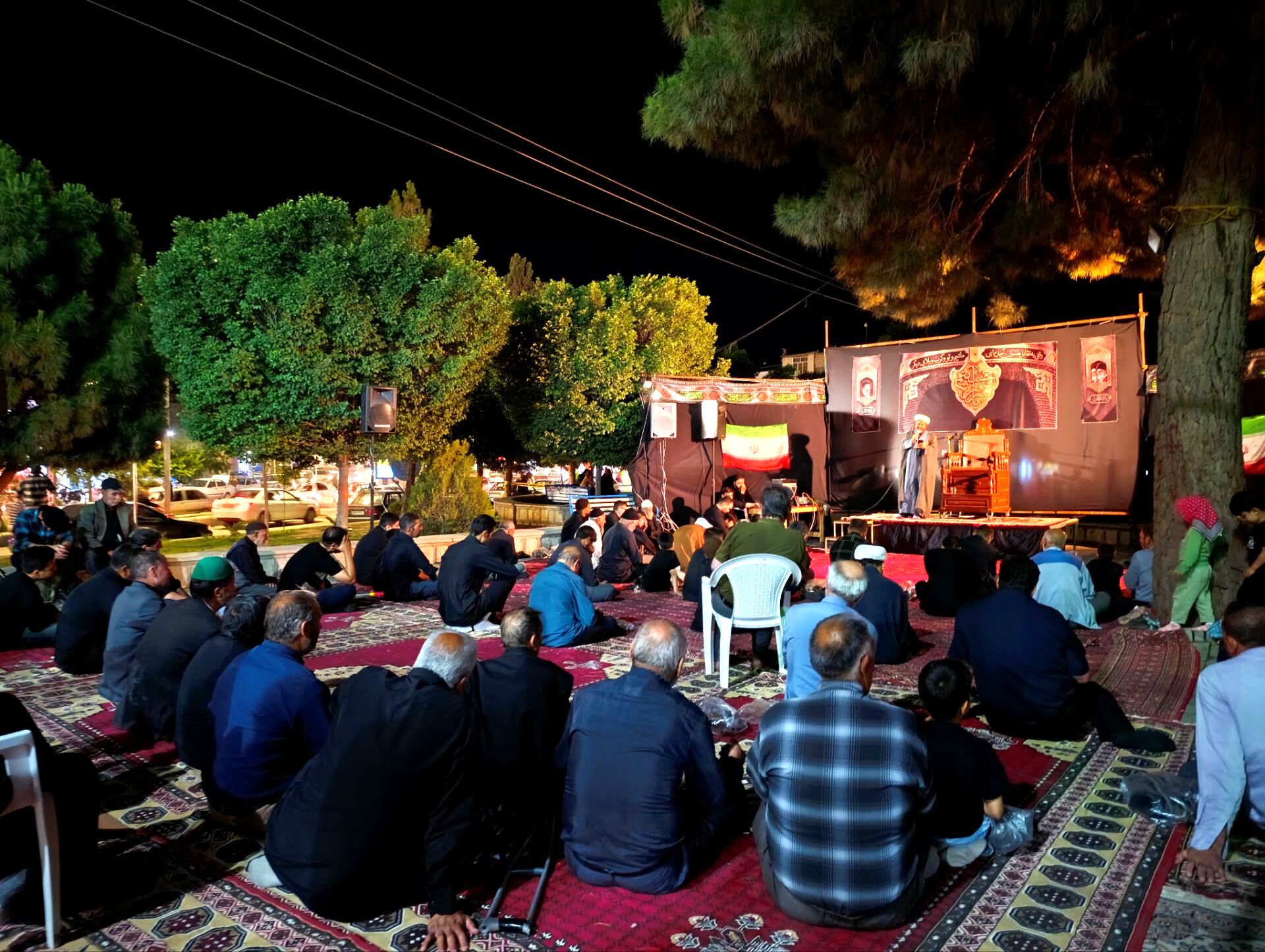 مراسم عزاداری شب سوم ماه محرم در نیشابور 