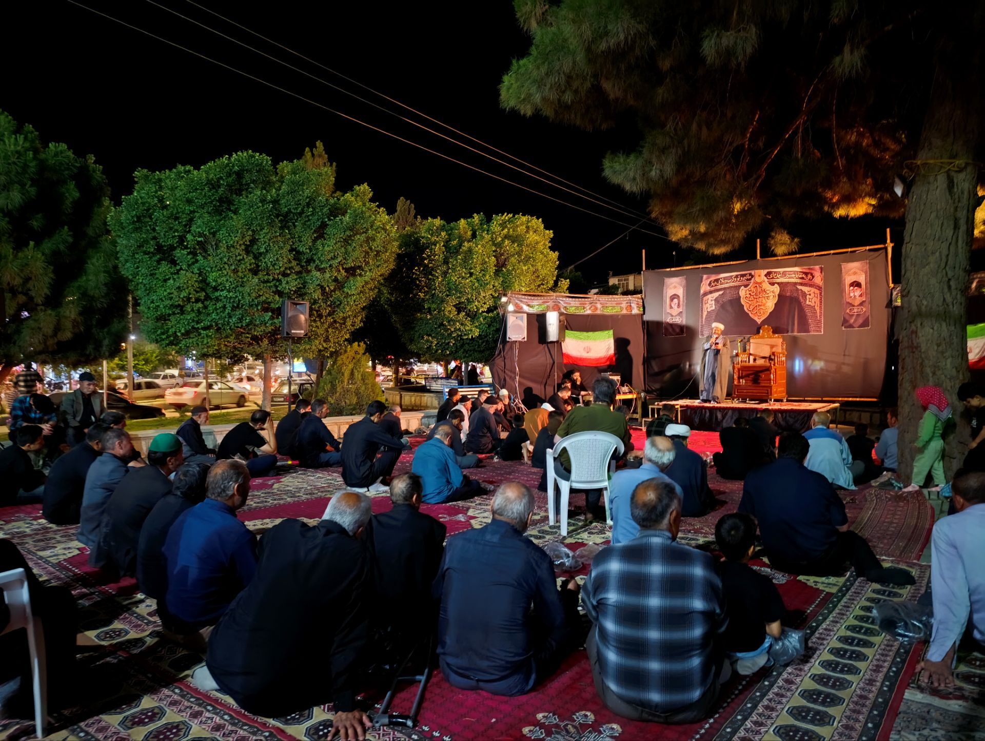 مراسم عزاداری شب سوم ماه محرم در نیشابور 