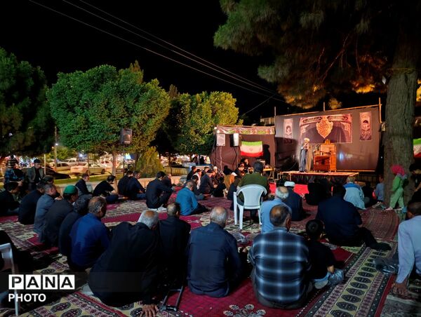 مراسم عزاداری شب سوم ماه محرم در نیشابور 