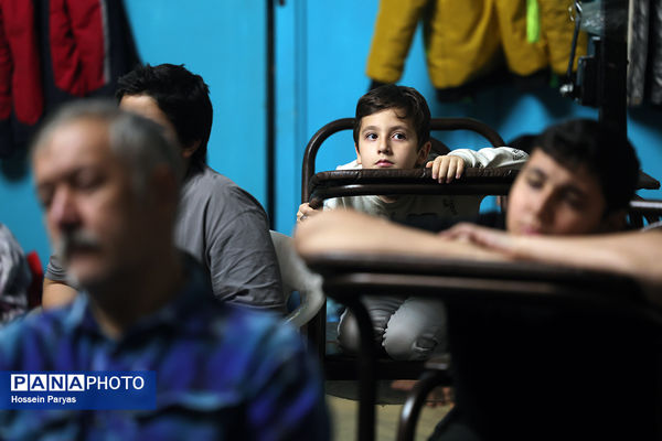 اعتکاف دانش‌آموزی در حسینیه ارشاد