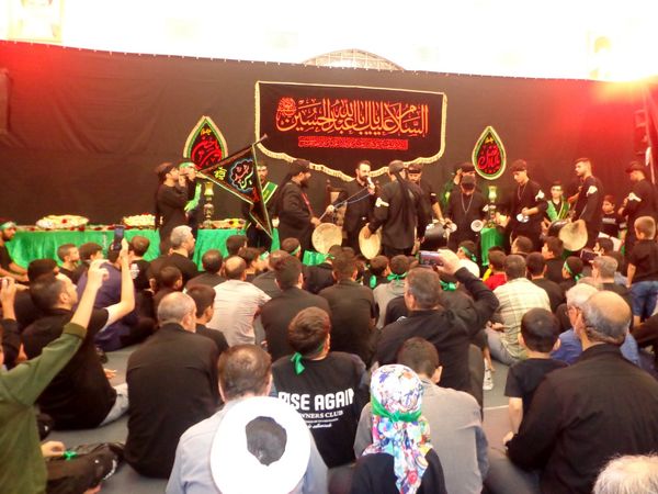 مراسم عزاداری حضرت رقیه (س) در هیات مهندسین بقیع شریف قم