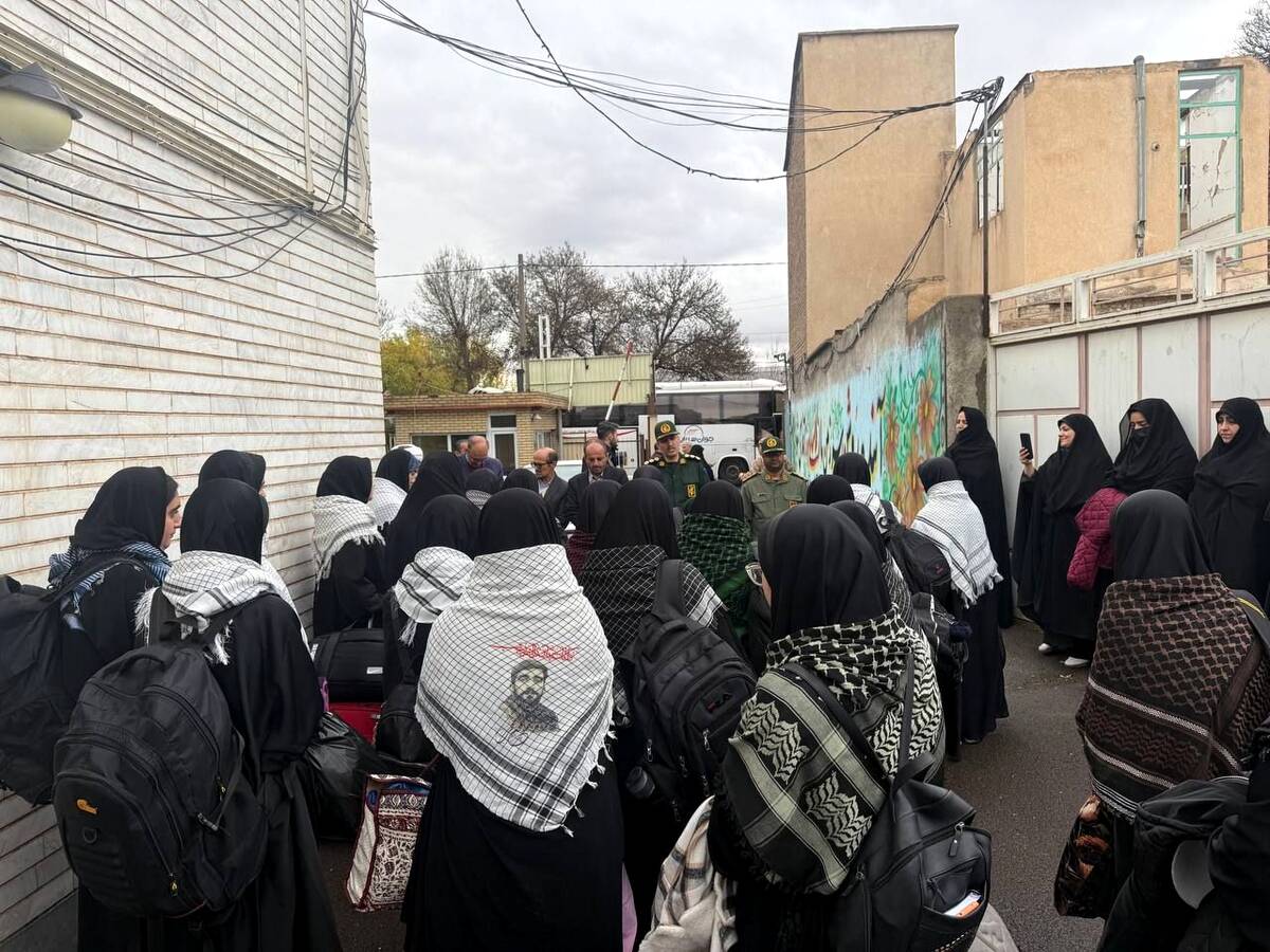 کاروان راهیان نور بسیج دانش‌آموزی سراب و مهربان 