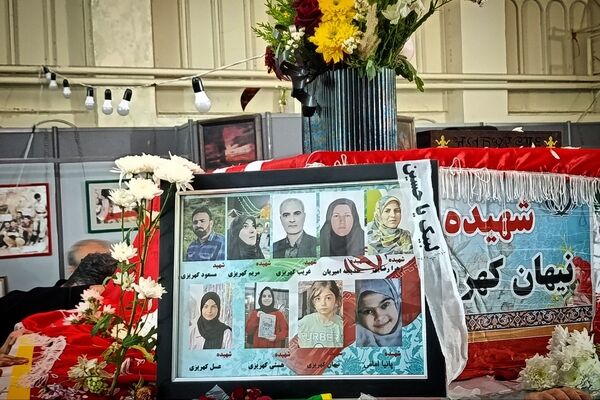 وداع با شهدای چقاگلان کرمانشاه 