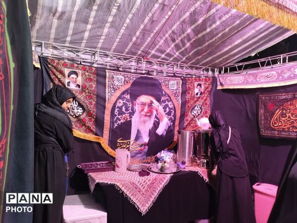 عزاداری مردم  اکباتان و آموزش و پرورش منطقه ۵ تهران