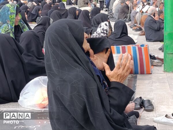 مراسم دعای عرفه در اهر
