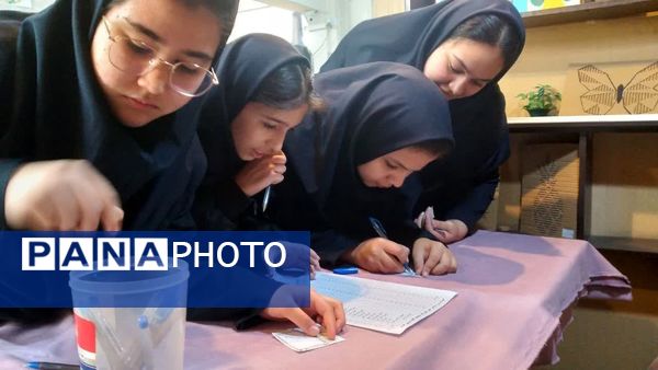 انتخابات شورای دانش آموزی در دبیرستان شاهد شهید حمامی ناحیه شش مشهد