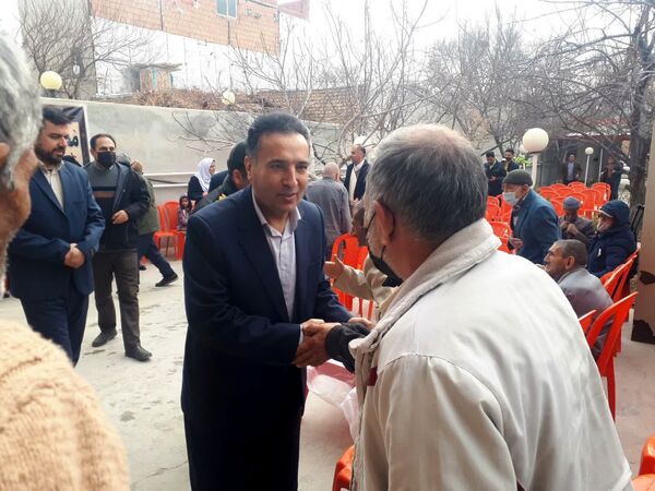 حضور سرپرست فرمانداری سملقان در خانه سالمندان این شهر