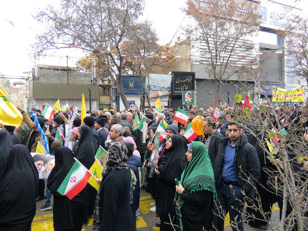 راهپیمایی روز ۲۲بهمن شهرستان بجنورد