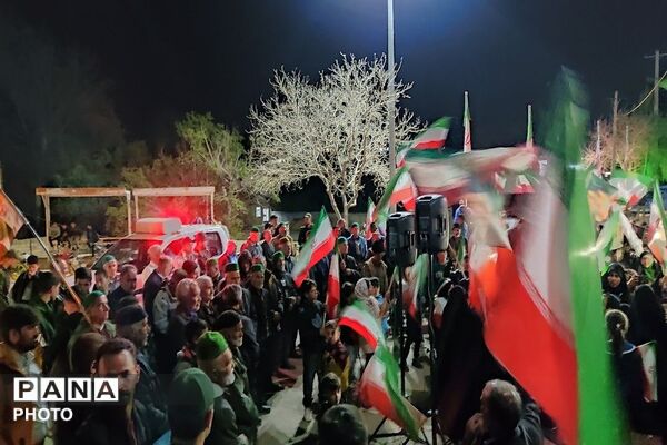 هجدهمین شب از اجتماعات خیابانی در شهر بار نیشابور