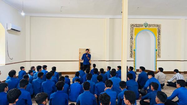 مراسم ایام فاطمیه در دبیرستان پسرانه امیرکبیر منطقه سندرک