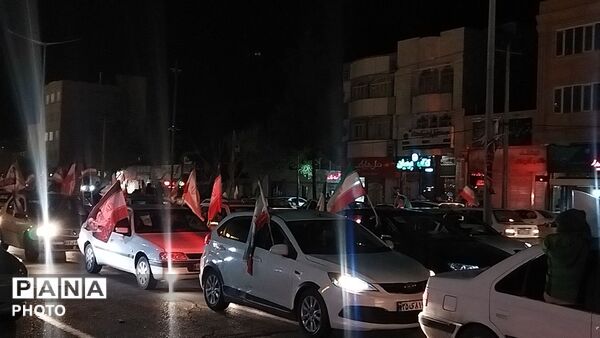 رژه ماشینی در سراسر شهر نیشابور-۳