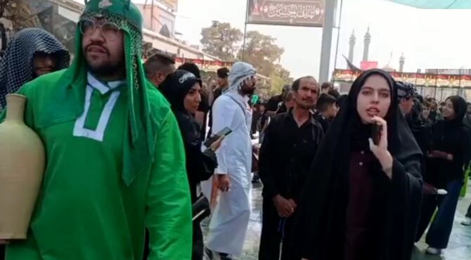 گزارش خبرنگار پانا از حرکت بزرگترین دسته عزاداری در قم