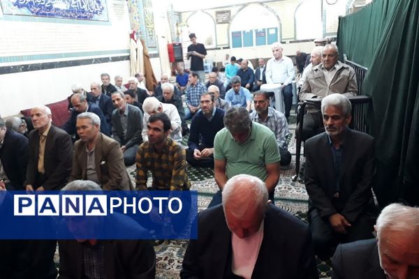 برگزاری نماز عید فطر در ناحیه دو شهرری 