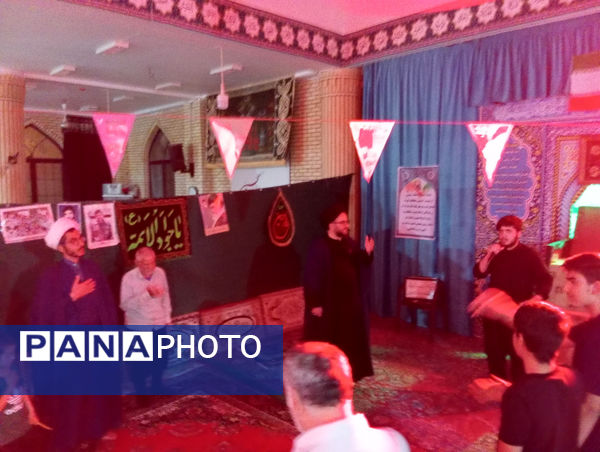 مراسم عزاداری شهادت امام محمد باقر(ع) در شهر جعفریه قم 