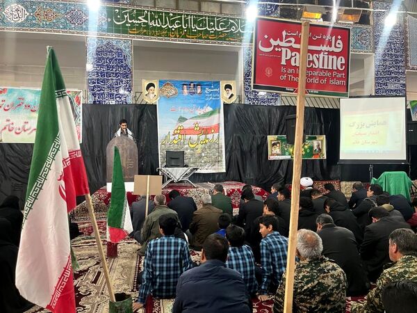 حضور پرشور دانش‌آموزان مدارس خاتم در رزمایش اقتدار بسیجیان