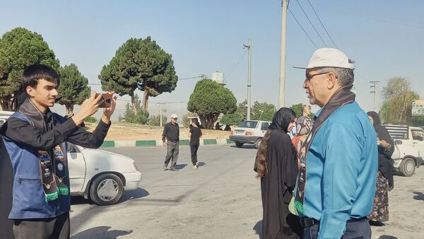 خدمت‌رسانی موکب سازمان دانش‌آموزی کهگیلویه و بویراحمد در پیاده‌روی جاماندگان اربعین