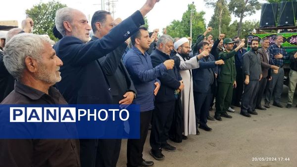 مردم ماهان عزادار رئیس‌جمهور شهید