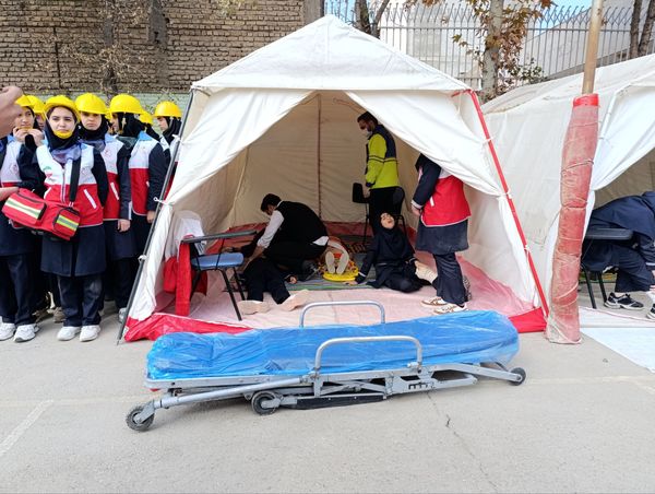 افتتاحیه طرح ملی دادرس و اجرای نمادین مانور سراسری زلزله