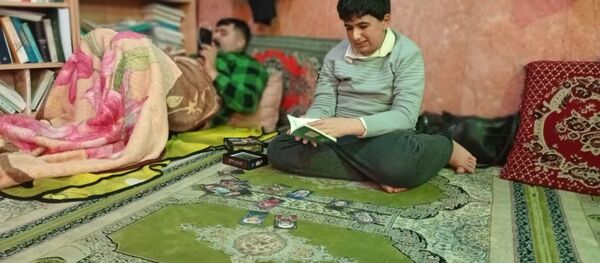 جلوه‌هایی از اعتکاف پسران آشخانه 