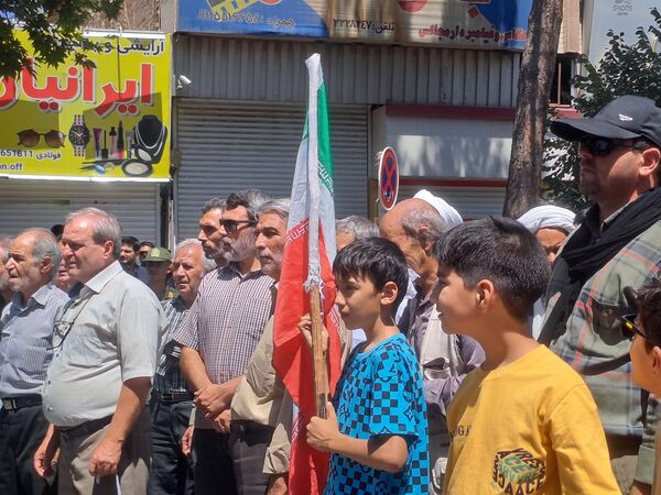 دومین راهپیمایی جمعه خشم در نیشابور 