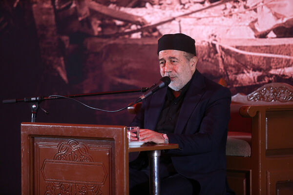 مراسم یادبود کودکان و زنان شهید بمباران هوایی روضه فاطمیه قم