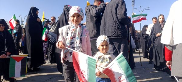 حضور پرشور آینده‌سازان ایران در راهپیمایی روز دانش‌آموز در همدان 