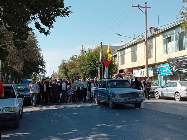 برگزاری راهپیمایی در حمایت از مردم مظلوم فلسطین در سملقان