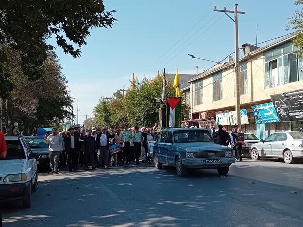 برگزاری راهپیمایی در حمایت از مردم مظلوم فلسطین در سملقان