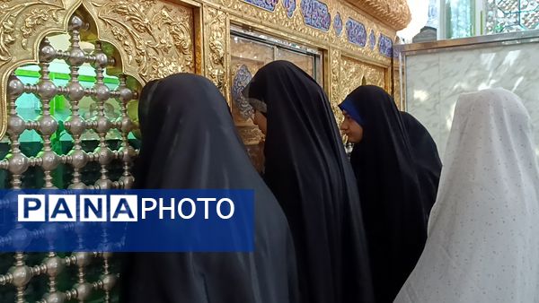 حضور دانش آموزان دبیرستان سردار شهید قاسم سلیمانی ناحیه ۴ کرج در نماز جمعه