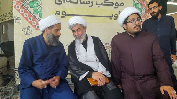 موکب رسانه‌ای راویوم در ساختمان صبا مشهد