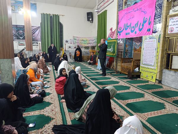 اعتکاف دانش‌آموزی در شهرستان سملقان 
