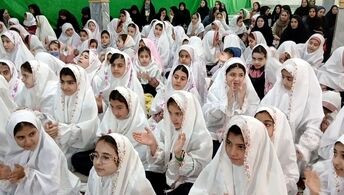 برگزاری جشن تکلیف دانش آموزان دختر شهرستان سیروان
