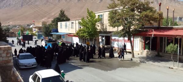 خیابان‌های بن، رنگ ماتم گرفت: تشییع نمادین پیکر امام هشتم