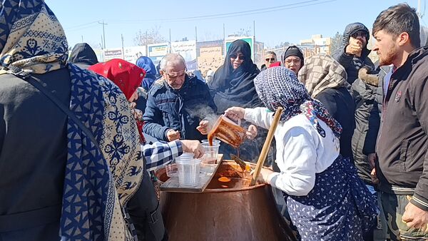 برگزاری جشنواره پخت سمنو در بجنورد 