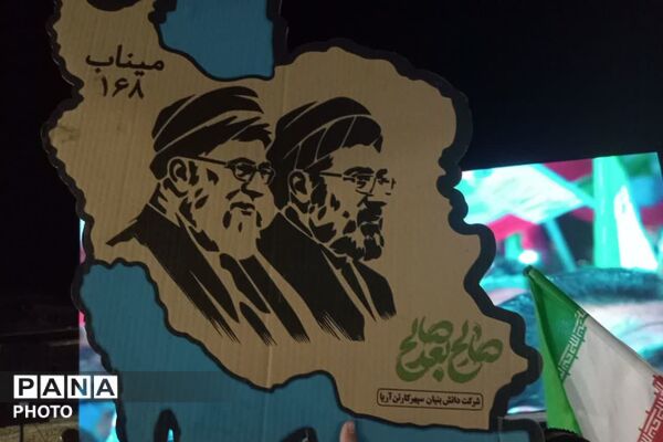 شکوه بیعت اهالی زرقان با آرمان‌های رهبر شهید
