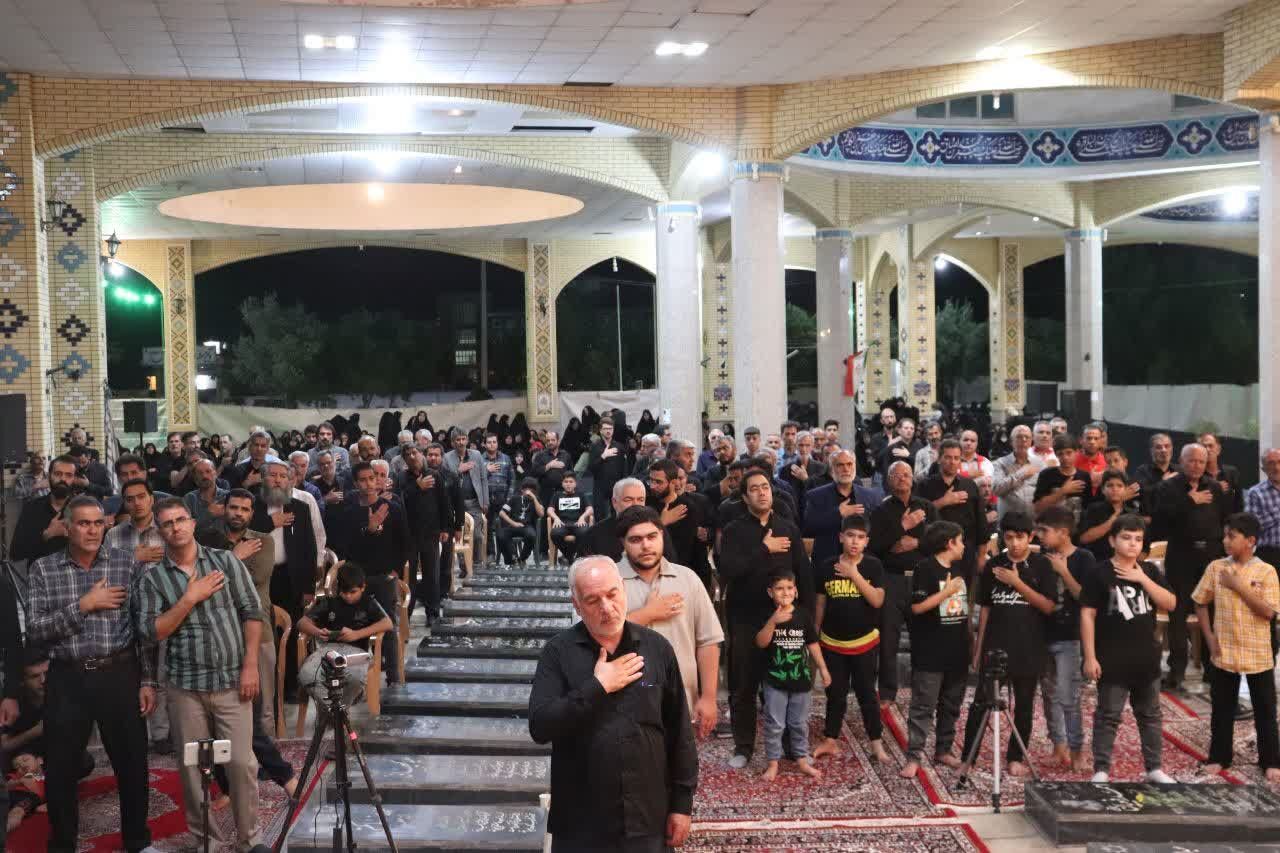 عزاداری محرم‌الحرام همراه با مراسم هفت شهید دکتر سید داوود شیروانی بروجنی